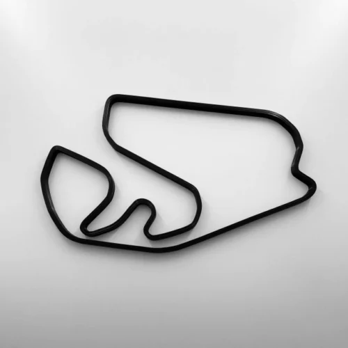 Pista Decorativa - Track Map 3D 20cm x 6mm