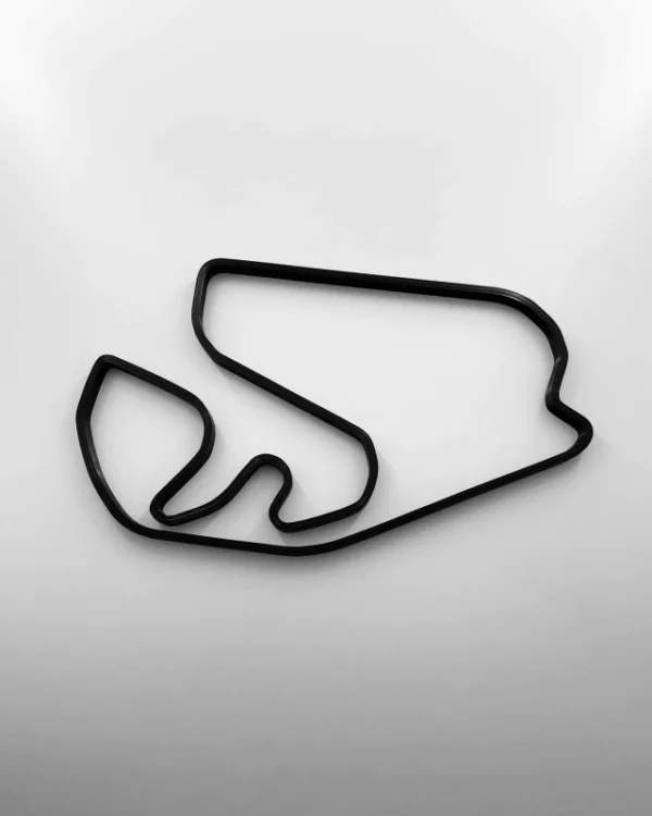 Pista Decorativa - Interlagos Track Map 3D